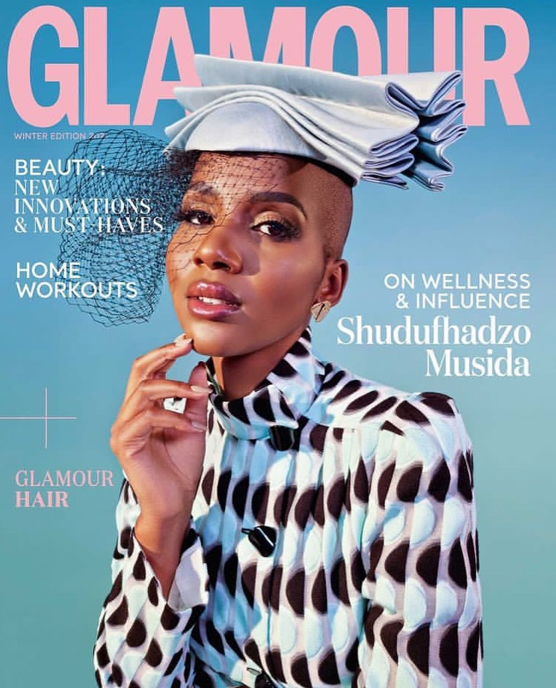 COVER GIRL! Miss SA Shudu looks stunning on her glamour mag debut ...