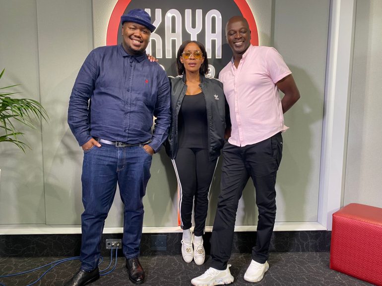 Thembi Seete hangs with Thomas And Skhumba in the Morning - KAYA 959