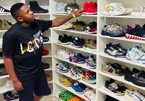 DJ Jaivane shows off his insane sneaker collection