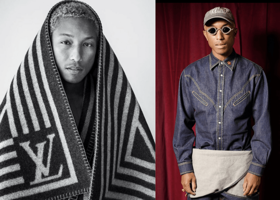 Pharrell Williams, the newly appointed creative director at Louis