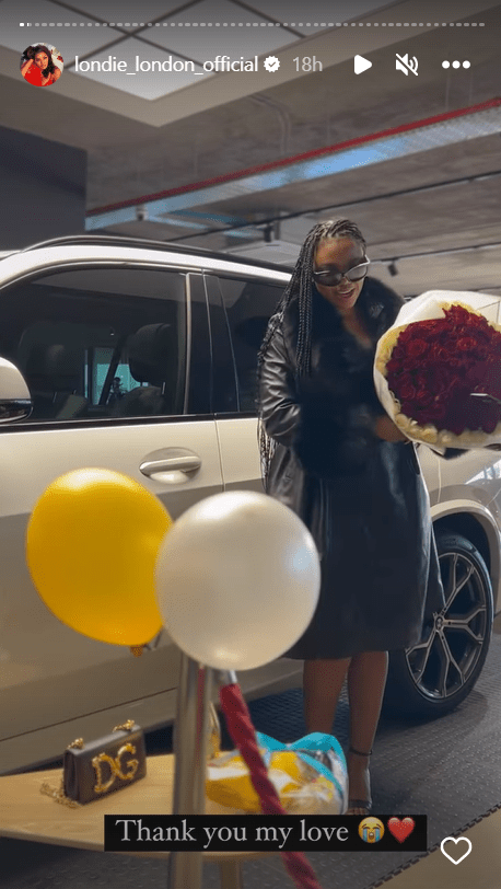 Londie London buys same car her ex took back after their breakup