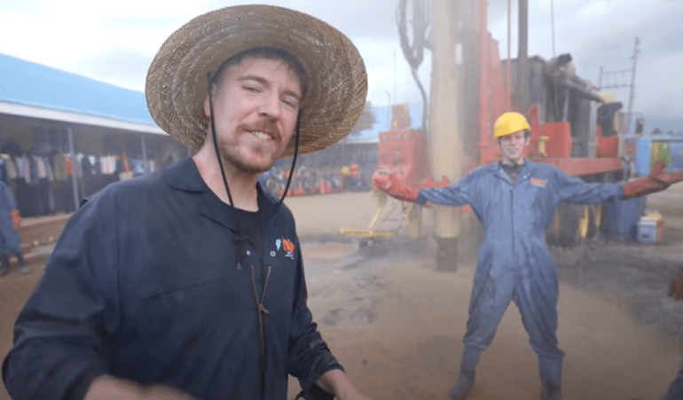 Watch Youtuber Mr Beast Builds 100 Wells Across Africa