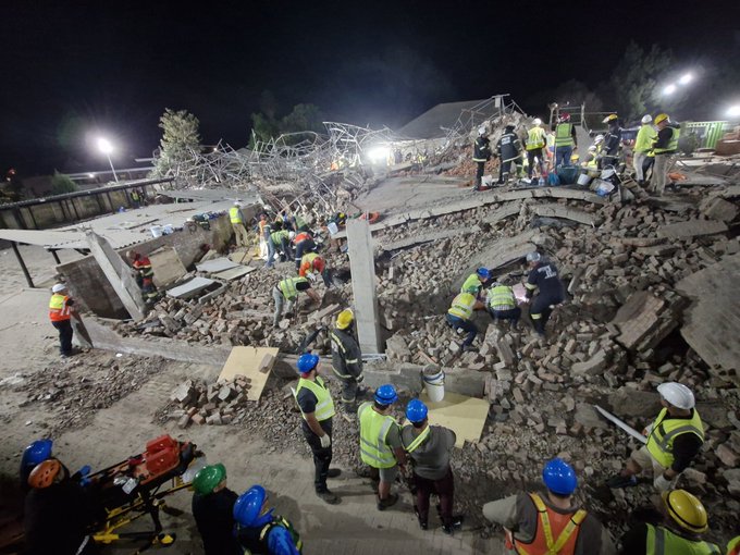 Five die in George building collapse, 49 still missing