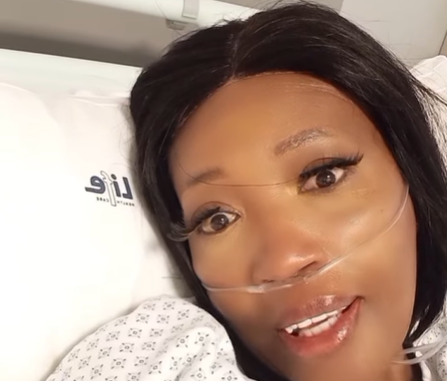Sophie Ndaba shares health update from hospital bed