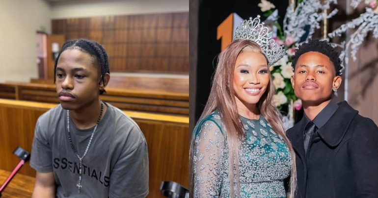 Sonia Mbele’s son Donell out on R1000 bail for rape charges