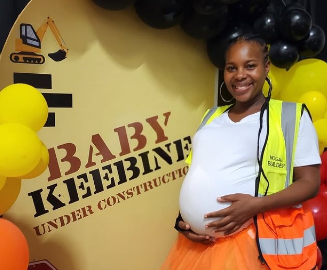 Skeem Saam's Mogau Motlhatswi reveals her baby bump