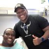 Bongi Mbonambi visits injured Springbok teammate Trevor Nyakane