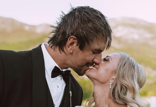 Eben Etzebeth and his wife Anlia celebrate two years of marriage