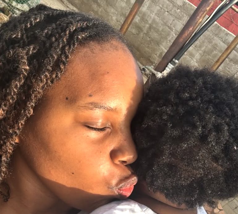 Skeem Saam’s Mogau Motlhatswi shares first snap of her baby