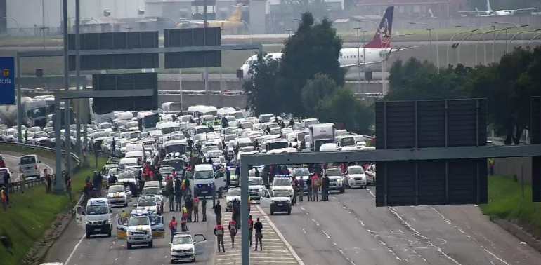 City of Ekurhuleni has condemned EMPD officials who blocked highway with an illegal strike